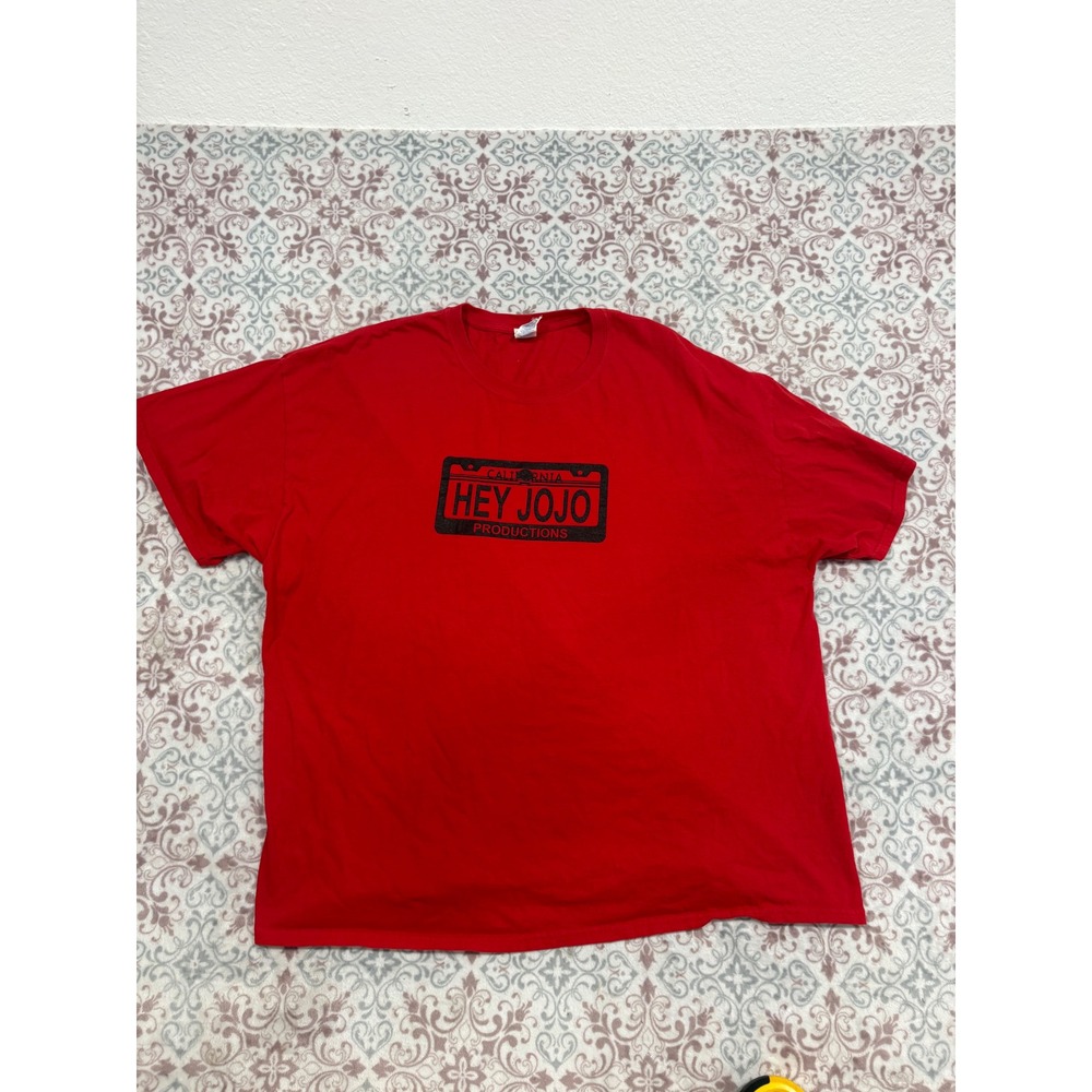 Gildan Mens 3XL Red Hey Jojo Productions The King and I 2017 Graphic T-Shirt